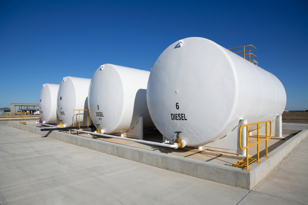 fuel storage tanks